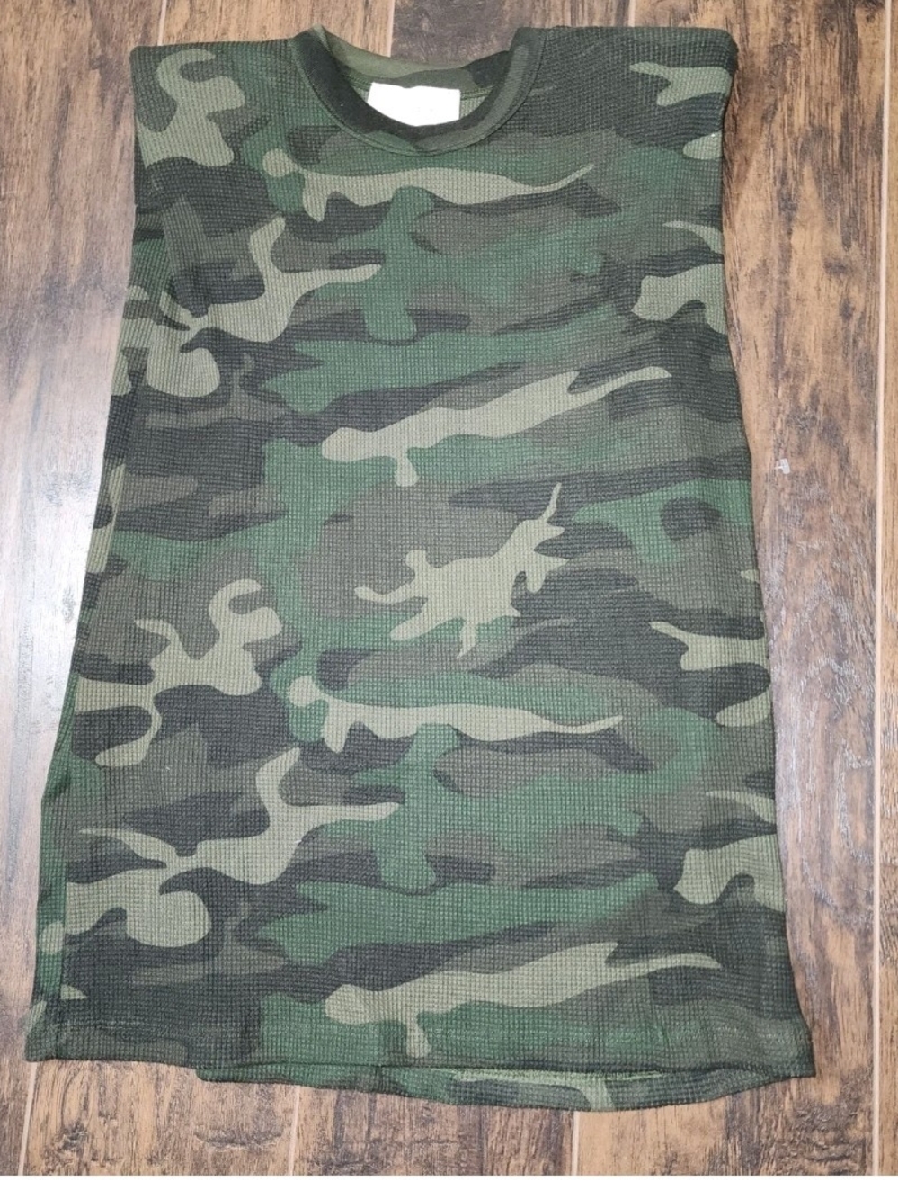 Women’s Camouflage Muscle Tee - Green Camo